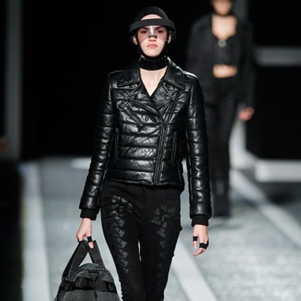 ALEXANDER WANG H&M LEATHER BIKER JACKET